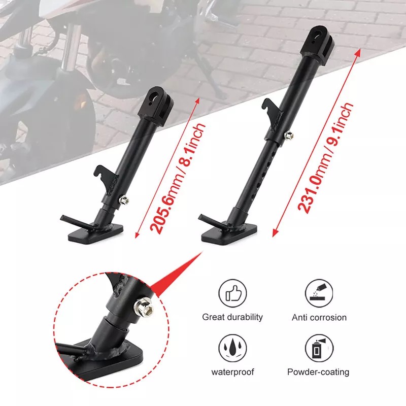 xitomer Fit For Honda CBR500R CBR500RA 2013-2021 Black Kickstand Station