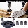 Dowel Drill Guide Set, Gasea 3-Hole Drill Bit Guide Jig