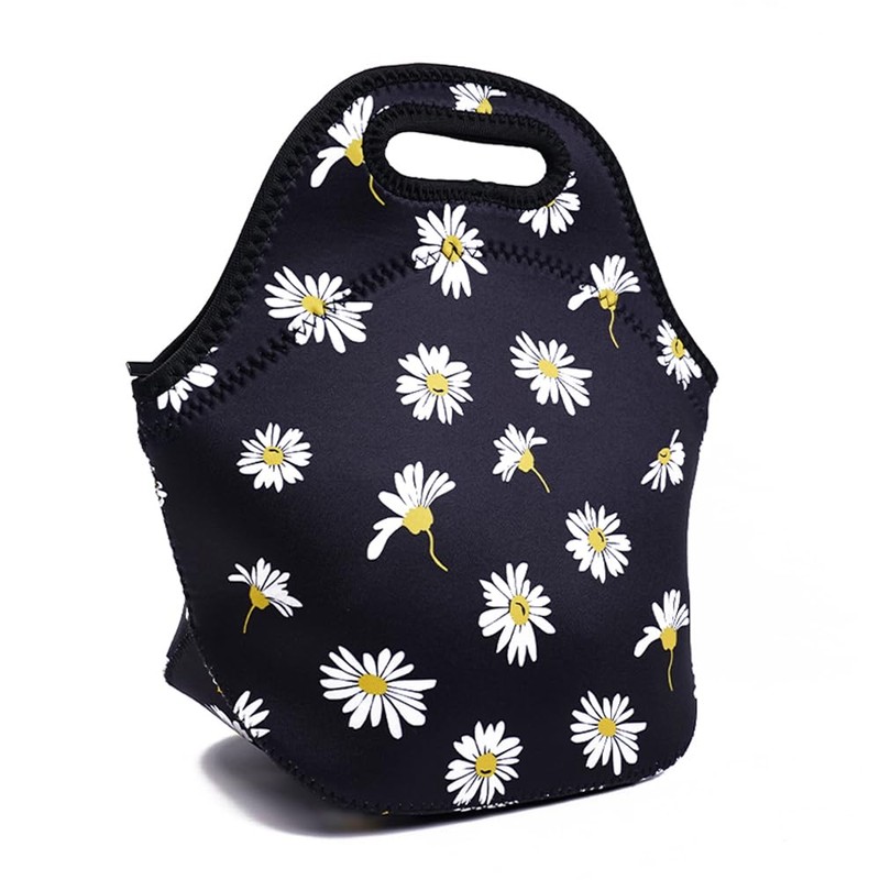 Insulated Neoprene Lunch Bag for Women,Men and Kids, Reusable Soft
