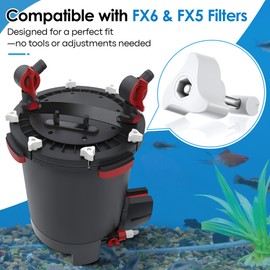 HappyAlley 2 Pack Replacement Parts Compatible with Fluval Canister Filters, Lid Fastener Compatible with Fluval FX6 FX5 FX2 FX4, Secure Fit and Long Lasting
