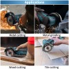 Zistel 12V Brushless Cordless Angle Grinder Set with Li-ion Battery