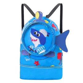 Namvo Swimming Drawstring Bag Thick Waterproof Drawstrings Dry and Wet Separation Shoe Compartment Beach Storage Shoulder Bag