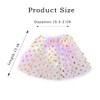 Dmaiy Light Up Women Tutu Skirt Polka Dots Tulle Dance