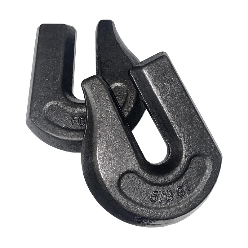 8 Pack Heavy Duty 5/8" Weld On Grab Hook, Grade