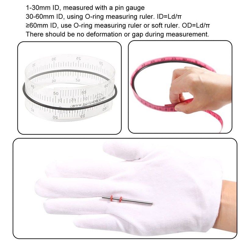 uxcell O-Rings Nitrile Rubber, 31mm Inner Diameter, 35mm OD, 2mm