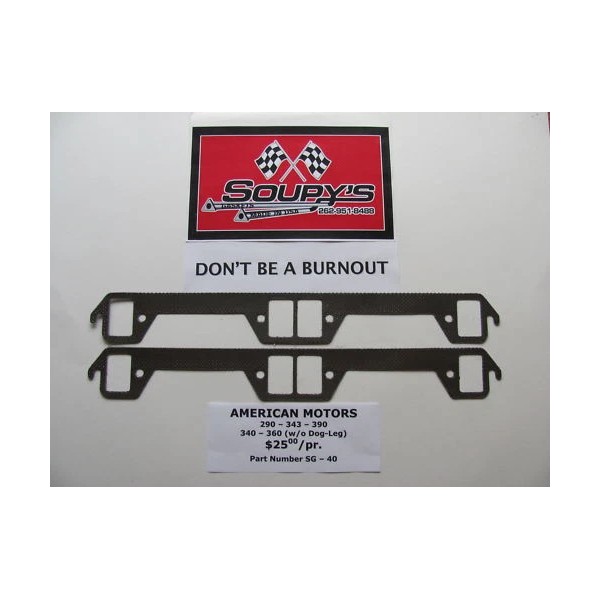 AMC Exhaust Gaskets (290-343-390/3