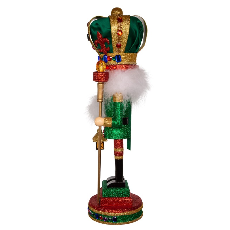 Kurt Adler 16-Inch Hollywood Mardi Gras King Nutcracker
