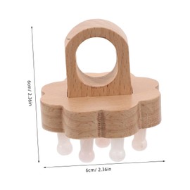 OATIPHO Handheld Natural Quartz Massage Comb for Scalp and Hair Ergonomic Design for Easy Operation Comfortable for Hair Care for Home Massage Therapy