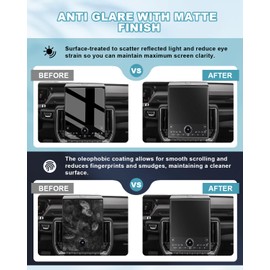 CDEFG for 2025 2026 GMC Yukon Matte Screen Protector 16.8-Inch [No Glare & Fingerprint], Tempered Glass for 2025 2026 GMC Yukon Accessories 9H Hardness