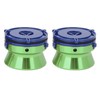 1 Pair NAB Hub Adapters Polished Aluminum Alloy Universal Loading