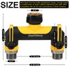 ZaakWang Hose Splitter, 2-Way Outdoor Faucet Splitter and Garden Hose