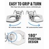 RV Water Heater Door Cover Latch-Stainless Steel Twist Cam Lock