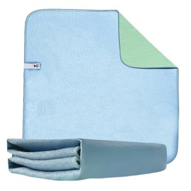 Washable, Reusable, Waterproof 34" X 54" for Incontinence, Pee, bedwetting to Protect Mattress, Bed, Sheets, Crib, Car for Seniors, Adults, Kids, Pets. Hospital Grade (34" X 54" (Pack of 1))