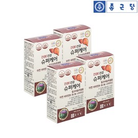 Chong Kun Dang Super Care for Liver Health Milk Thistle Zinc Nutrient Health Functional Food Silymarin 4 Months Supply / 종근당 간 건강에 좋은 슈퍼케어 밀크씨슬 아연 영양제 건강 기능식품 실리마린 4개월분