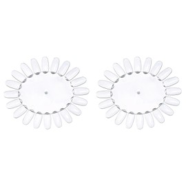 20 Stück Nagellack-Display-Rad, Nagelkunst-Übungswerkzeug, künstliche Nagelkunst-Übungs-Vorlagen, Nagelkunst-Präsentationstafel, Nagelkunst-Display-Rad, Nagellack, Anzeigetafel Healvian