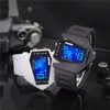 Gosasa Men Sports Military Watches Digital Airplane Shaped LED Colorful