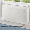 Air Conditioner Cover AC Inside Unit Window Windproof Cover Indoor