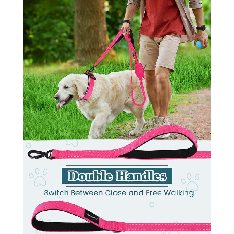 2025 Upgraded 6-8 FT Heavy Duty Dog Leash for Medium