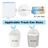 Xcdhemde 3 Rolls of Bin Bags 35 L, Bin Liners