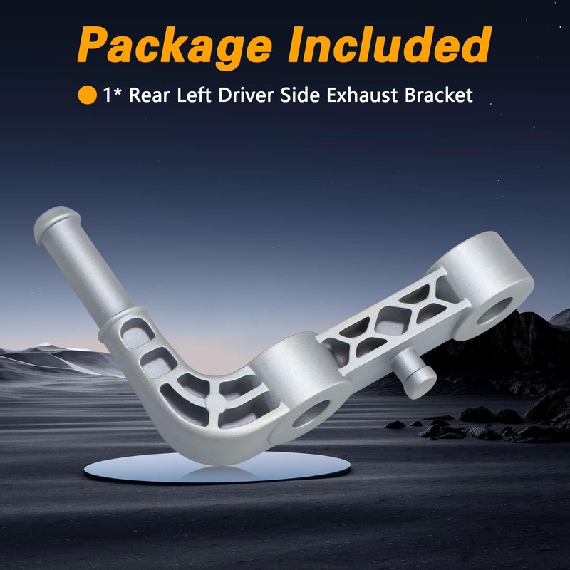 FUSCH Enhanced Rear Left Exhaust Bracket, Tailpipe Hanger, Driver Side