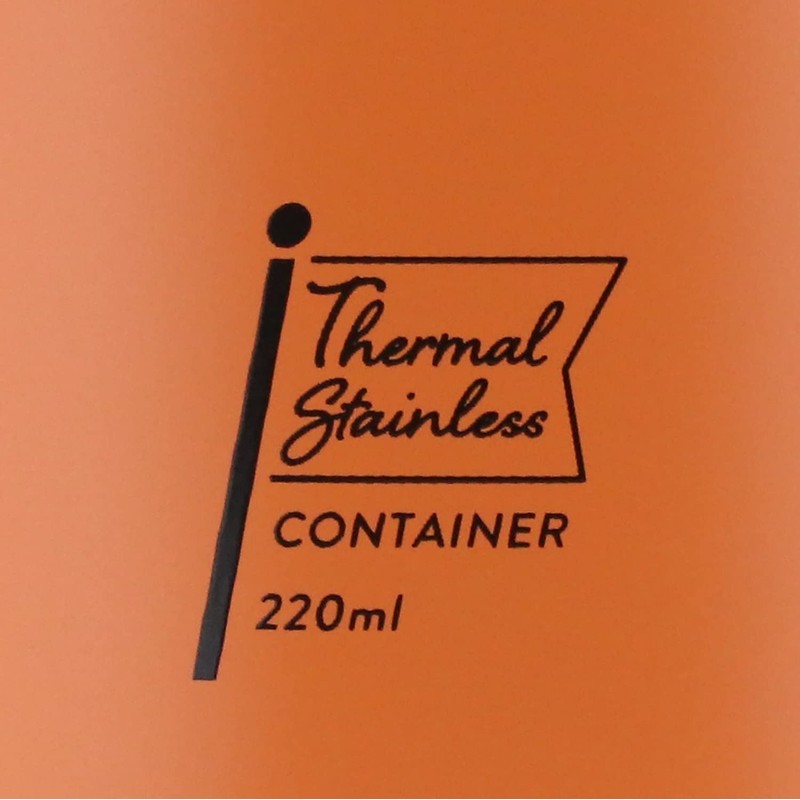 Bestco ND-8276 Lunch Jar 220ml Shadow Orange Micley Food and