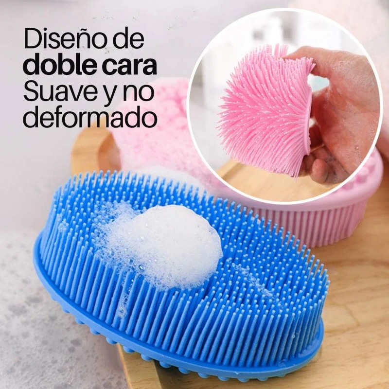 Limpieza Facial Y Corporal Cepillo Silicona Suave Flexible F
