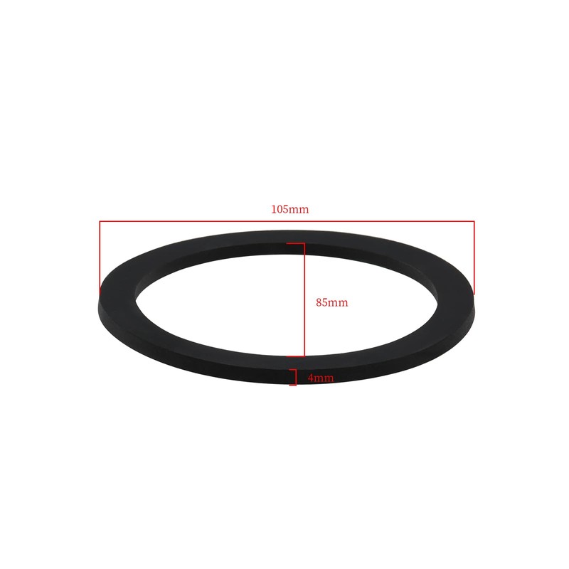 ECSiNG Pack of 4 90 mm Drain Siphon Replacement Rubber