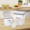 Yomjarl Flour Sugar Storage Containers 2 Pc,Pantry Organizers and Storage