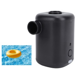 Cocoarm Portable Air Pump, Electric Inflator Deflator with USB, Compact and Lightweight Design for Camping, Air Mattress, Swimming, Quick Inflation Air Cushion and Swimming Rings for (Black)