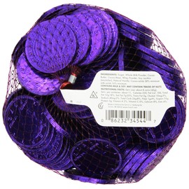 Fort Knox Purple Milk Chocolate Coins, 1.5 Inch, 0.15 Ounce