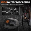 4Pcs Turn Signals for Bicycles with Alarm, USB Charging Remote