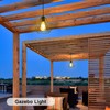 YUMAMEI Solar Pendant Lights, Solar Powered Shed Light with Pull