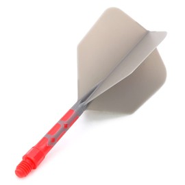 CUESOUL ROST T19 Integrated Dart Shaft and Flights Big Wing Shape Grey 28mm-Say Goodbye to Falling Dart Flight