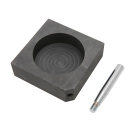 Graphite Mold Good Thermal Conductivity Corrosion Resistance Inner Round Graphite Ingot Mold with Handle