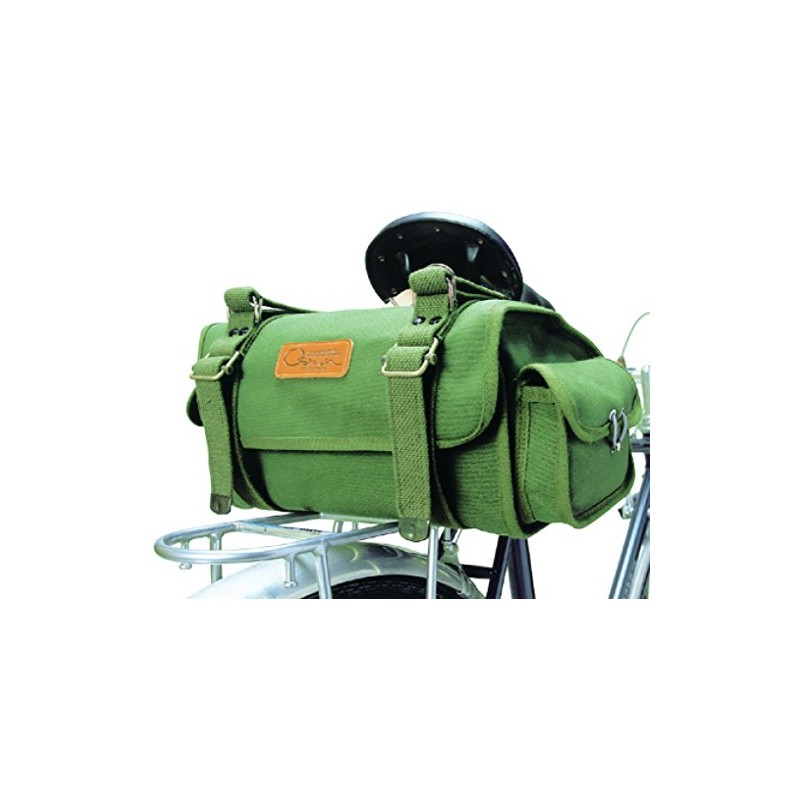 Ostrich Saddlebag [S-2] Green