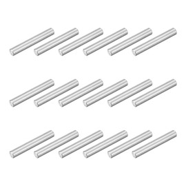 sourcing map 18Pcs M6 x 40mm 304 Stainless Steel Dowel Pin, Cylindrical Shelf Support Peg Pin Parallel Pin Fastener for Mechanical Manufacturing, Industry, Furniture Installation, Silver