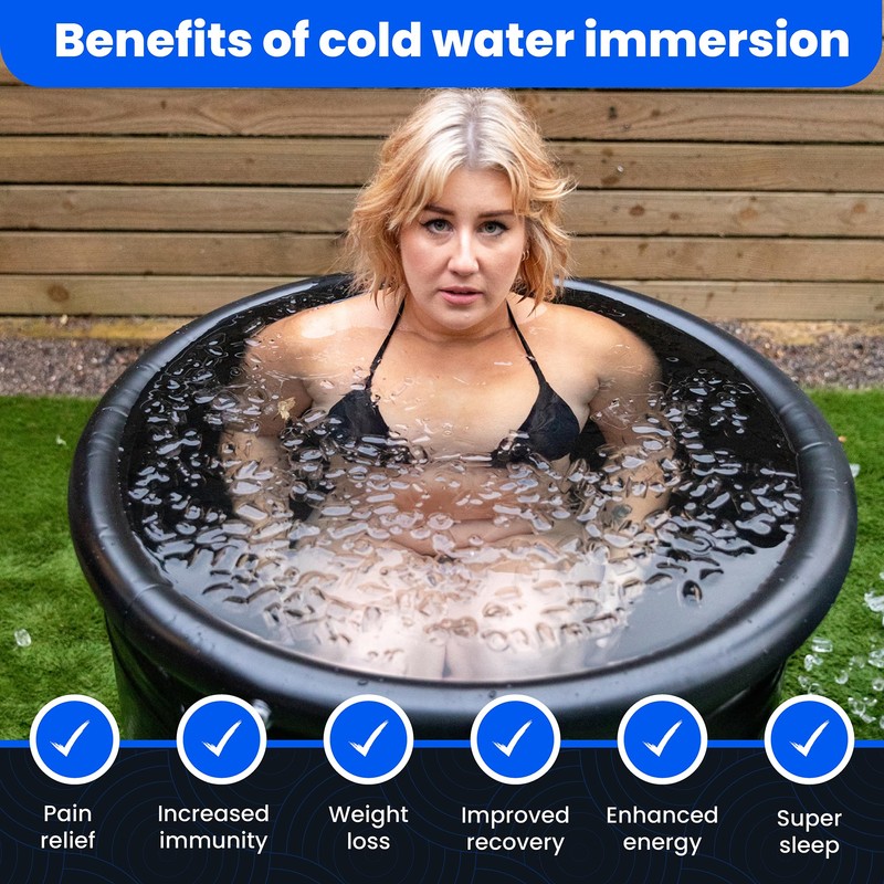 The Cold Pod Ice Bath Tub for Athletes with Cover: