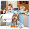 OUDQFCJ Baby Fork and Spoon Set, Tableware Set, Cartoon Design,