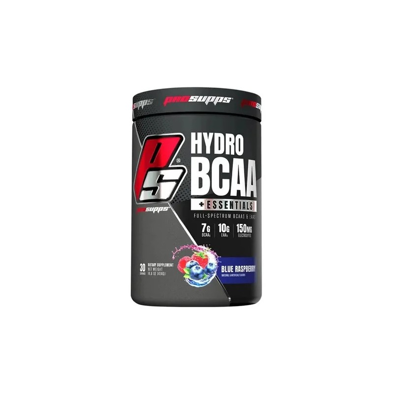 Prosupps Hydro Bcaa 30 Servicios Sabor Blue Raspberry 420 Gr
