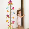 KimDaro Height Measurement Growth Chart Tree Wall Stickers，Cute Tree Birds