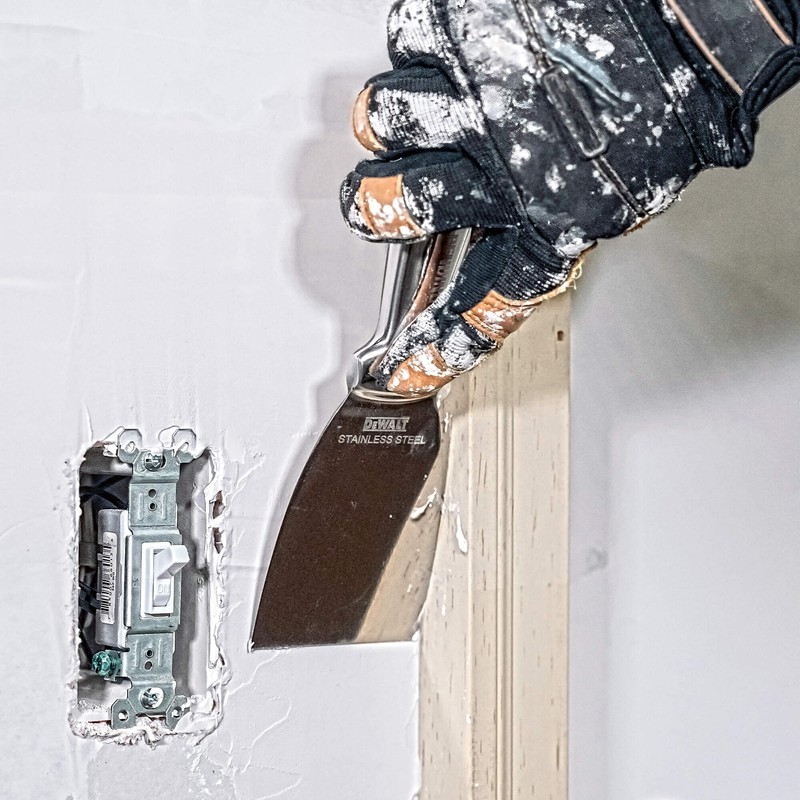 DEWALT 2" All Stainless Steel Joint Knife | One-Piece Premium
