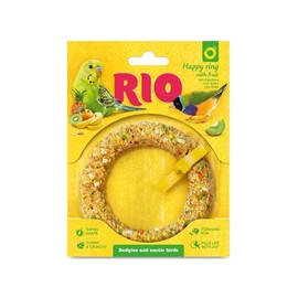 RIO Happy Ring for Budgies and Exotic Birds | 80 g | Supplementary Food Snack | Can Contribute to Activity | Promote Natural Behavior