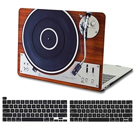 KSK KAISHEK Compatible with MacBook Pro 13 inch Case 2016-2022 Touch Bar, Model A2338 m1 A2289 A2251 A2159 A1989 A1708 A1706, Hard Protective Shell & Black Keyboard Cover, Vintage Music Player