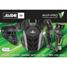 All-Star - Juego de receptor de béisbol serie MVP-PRO™ para adultos, NOCSAE