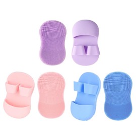 Paquete De 6 Minicepillos Faciales Exfoliantes De Silicona, Guantes Para Los Dedos, Cepillos De Limpieza De Mano, Herramienta Para El Cuidado De La Piel, Limpieza Profunda, Eliminación De Pun