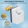 Nimomo DC 12V-24V 2-Way Motorized Ball Valve, DN15 1/2" Brass,