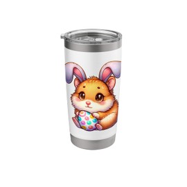 Funny Easter Cute Hamster Lovers Egg Eggs Bunny Rabbits Pets Stainless Steel Insulated Tumbler