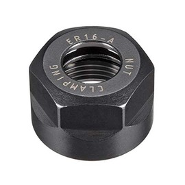 sourcing map ER16-A(M22) Type Collet Clamping Nuts for CNC Milling Chuck Holder Lathe