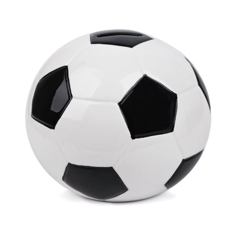 Ceramic Soccer Ball Bank-Large
