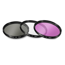 Big Mike's 55mm & 58mm 14 Piece Filter Set for Nikon D5600, D3400 DSLR Camera with UV-CPL-FLD & Close Up Filters